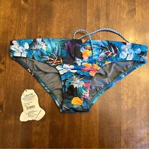 NEW Jolyn Large Andy Hana Swim Bikini Bottom‎ Beachy Sexy Floral Resort